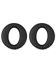 Jabra 14101-41 cuscinetto per auricolari Ecopelle, Pelle Nero 2 pz