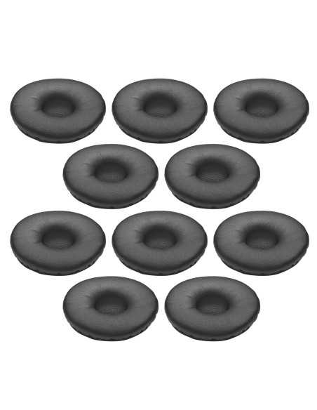Jabra 14101-49 cuscinetto per auricolari Finta pelle Nero 10 pz