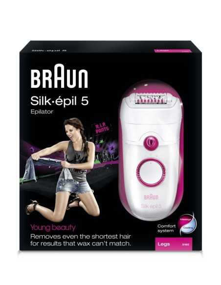 Braun Silk-epil 5 5185 40 pinzette Rosa