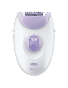 Braun Silk-épil 3 -170, Epilatore Donna Per La Rimozione Duratura Dei Peli - Bianco Viola