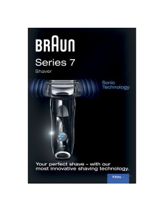 Braun Series 7 720s-6 Rasoio Trimmer Nero
