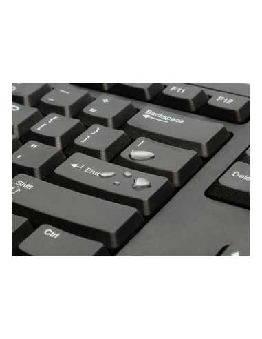 Kensington ValuKeyboard tastiera USB QWERTZ Tedesco Nero