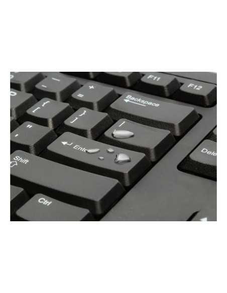 Kensington ValuKeyboard tastiera USB QWERTZ Tedesco Nero