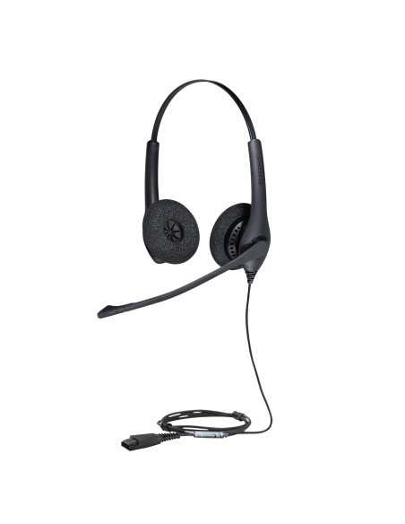 Jabra Biz 1500 Duo QD Auricolare Cablato A Padiglione Ufficio Nero