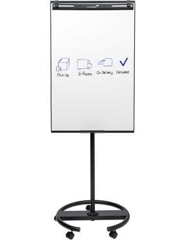 Legamaster ECONOMY Libera installazione 680 x 1050 mm Acciaio Nero, Bianco
