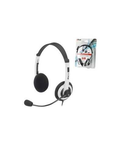 Trust HS-2450 Auricolare Cablato A Padiglione Musica e Chiamate