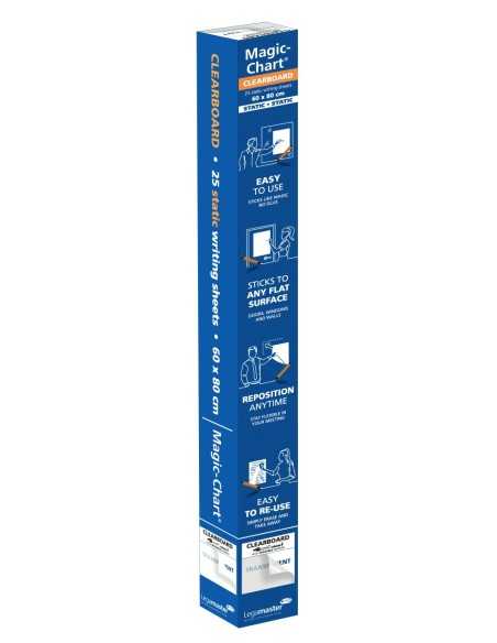 Legamaster Magic-Chart Clearboard pouch autoadesiva Trasparente