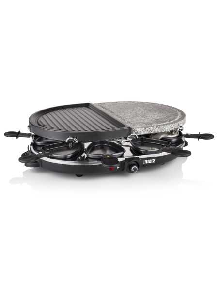 Princess 162710 Raclette 8 Oval Stone & Grill Party