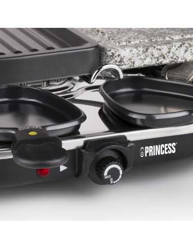 Princess 162710 Raclette 8 Oval Stone & Grill Party