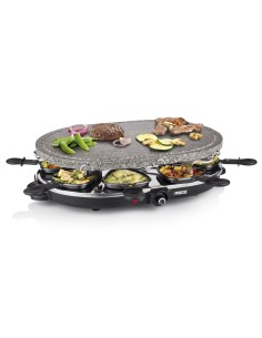 Princess 162720 Raclette 8 Oval Stone Grill Party 2
