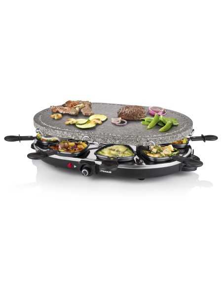 Princess 162720 Raclette 8 Oval Stone Grill Party