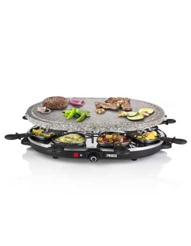 Princess 162720 Raclette 8 Oval Stone Grill Party