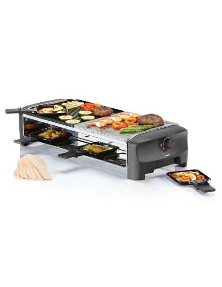 Princess 162820 Raclette 8 Stone & Grill Party