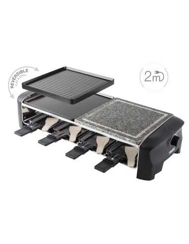 Princess 162820 Raclette 8 Stone & Grill Party