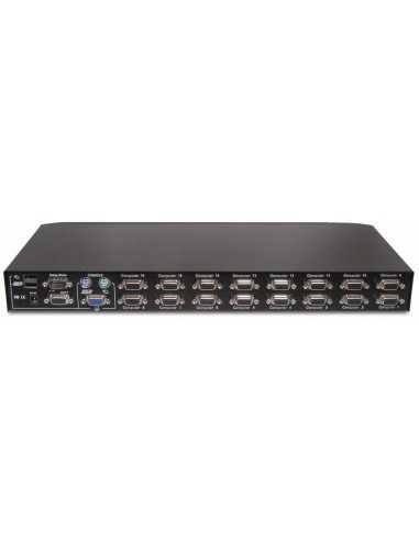Vertiv Avocent 16 Computer - 1 Utente Locale - 2048 x 1536 - 2 x Porta PS 2USBVGA - 1U - Rack-Montabile, Desktop