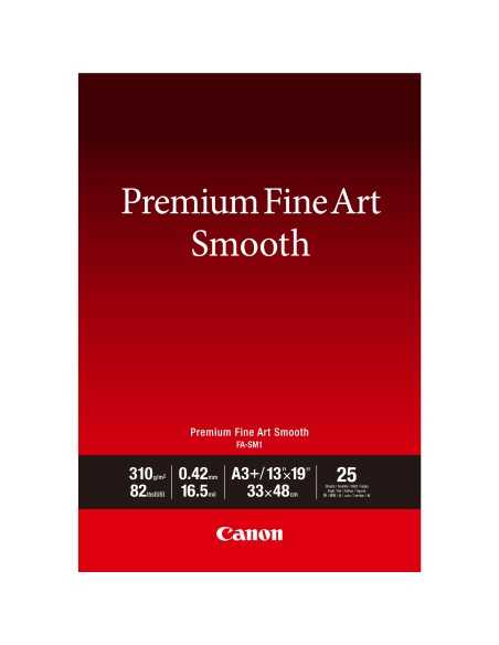 Canon Carta Premium Fine Art Smooth FA-SM1 A3 Plus - 25 fogli