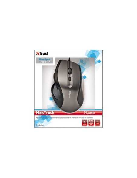 Trust MaxTrack mouse USB tipo A BlueTrack 1000 DPI