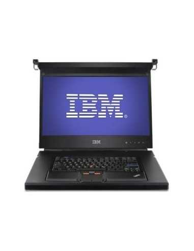 Lenovo 17238BX console a rack 47 cm (18.5") 1600 x 1200 Pixel Nero 1U