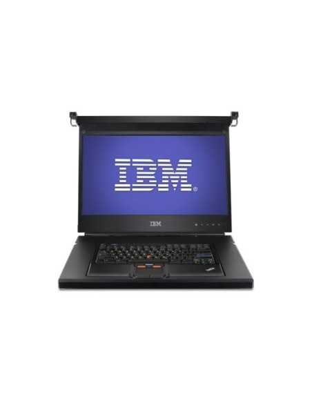 Lenovo 17238BX console a rack 47 cm (18.5") 1600 x 1200 Pixel Nero 1U