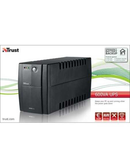 Trust 600VA 0,6 kVA 2 presa(e) AC