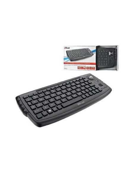 Trust Compact Wireless Entertainment tastiera RF Wireless Nero