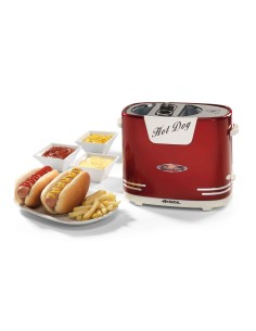 Ariete 186 Pentola a vapore per Hot dog Rosso, Bianco 2