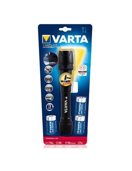Varta 3W LED Nero Torcia a mano