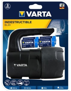 Varta INDESTRUCTIBLE BL20 Nero Torcia a mano LED