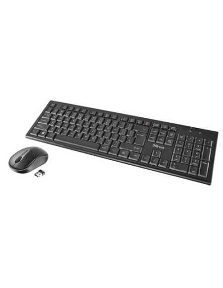 Trust Nola tastiera RF Wireless Italiano Nero