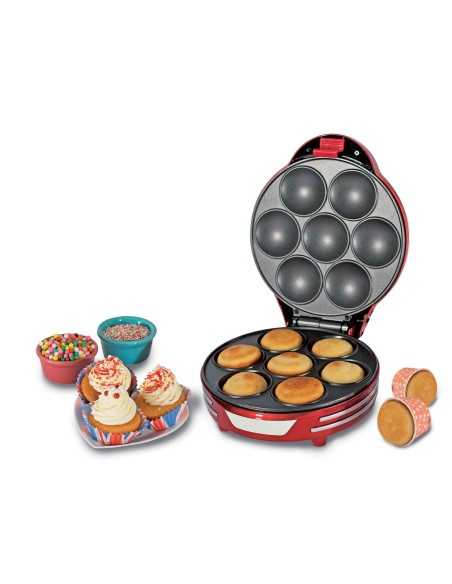 Ariete 188 Macchina per cupcake 7 dolci 700 W Rosso, Bianco