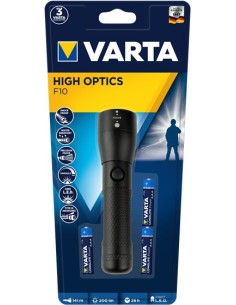 Varta HIGH OPTICS F10 Nero Torcia a mano LED