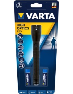Varta HIGH OPTICS F20 Nero Torcia a mano LED