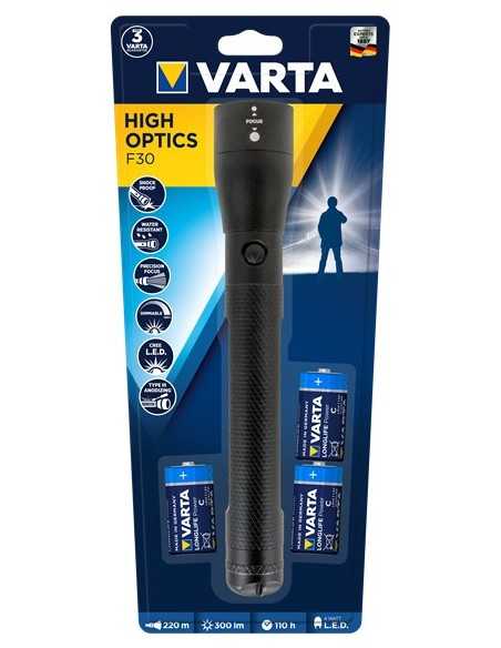 Varta 18812 101 421 torcia Nero Torcia a mano LED