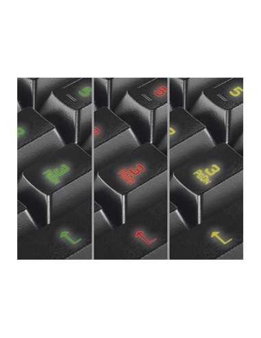 Trust GXT 280 tastiera USB QWERTY Italiano Nero