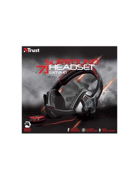 Trust GXT 340 Auricolare Cablato A Padiglione Giocare Nero