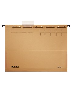 Leitz ALPHA cartella sospesa e accessorio A4 Cartoncino, Metallo Marrone