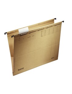 Leitz ALPHA cartella sospesa e accessorio A4 Cartoncino, Metallo Marrone 2