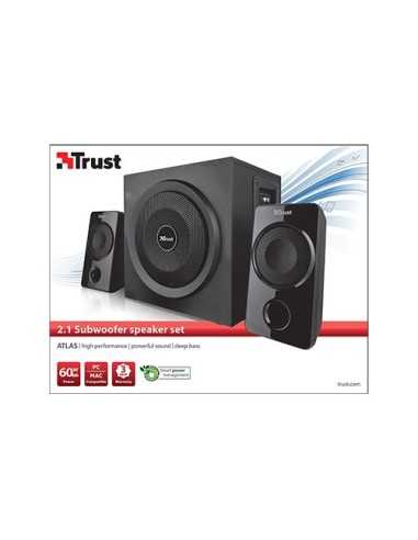 Trust Atlas 2.1 30 W Nero 2.1 canali