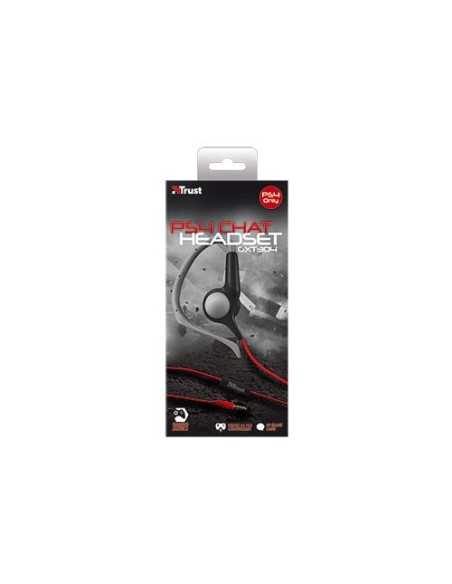 Trust GXT 304 Auricolare Cablato A clip, In-ear Giocare Nero, Rosso, Argento