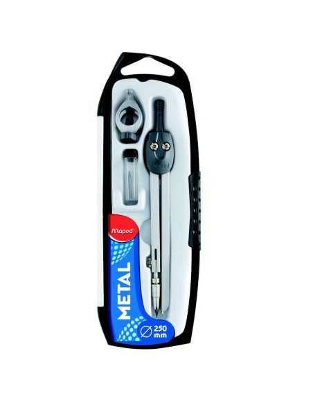 Maped 197512 compasso Nero, Argento