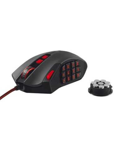 Trust GXT 166 MMO mouse Mano destra USB tipo A Laser 16400 DPI