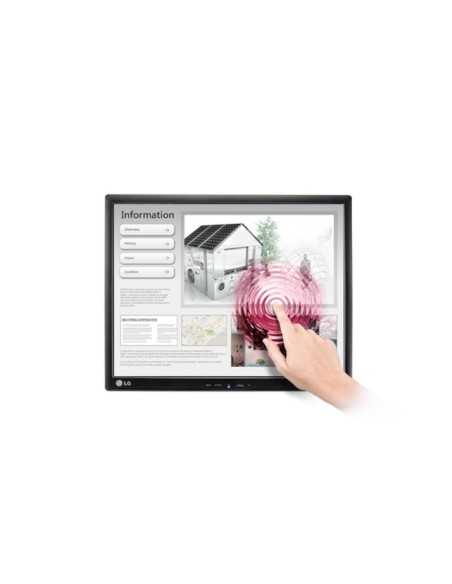 LG 19MB15T-I monitor touch screen 48,3 cm (19") 1280 x 1024 Pixel Multi-touch Da tavolo Nero