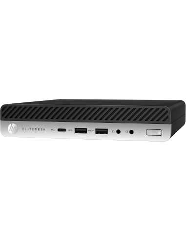 HP EliteDesk 800 G3 DDR4-SDRAM i7-7700 Desktop Intel® Core™ i7 8 GB 256 GB SSD Windows 10 Pro Mini PC Nero, Argento