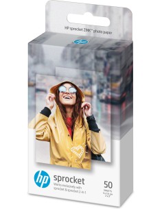 HP Carta fotografica originale Sprocket da 5 x 7,6 cm, 50 fogli 2