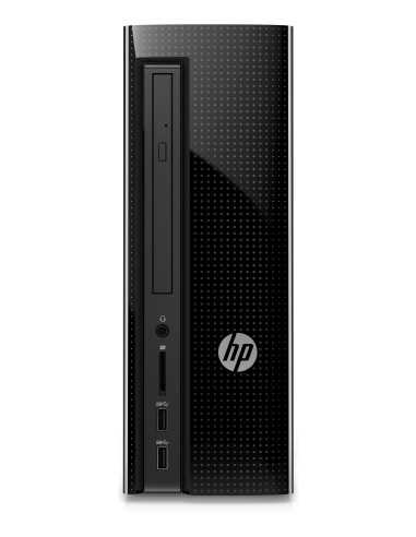 HP Slimline 260-p121nl DDR4-SDRAM i3-6100T Mini Tower Intel® Core™ i3 4 GB 1000 GB HDD Windows 10 Home PC Nero