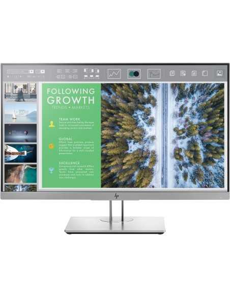 HP EliteDisplay E243 60,5 cm (23.8") 1920 x 1080 Pixel Full HD LED Nero, Argento