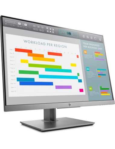 HP EliteDisplay E243i 61 cm (24") 1920 x 1200 Pixel WUXGA LED Nero, Argento