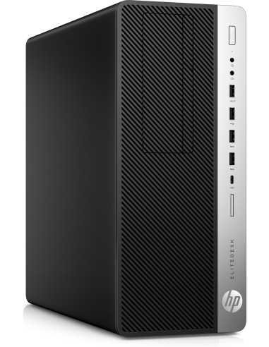 HP EliteDesk 800 G3 DDR4-SDRAM i5-7500 Tower Intel® Core™ i5 8 GB 500 GB HDD Windows 10 Pro PC Nero, Argento