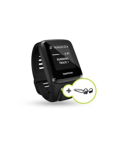 TomTom Spark 3 Music + Auricolari Nero (S)