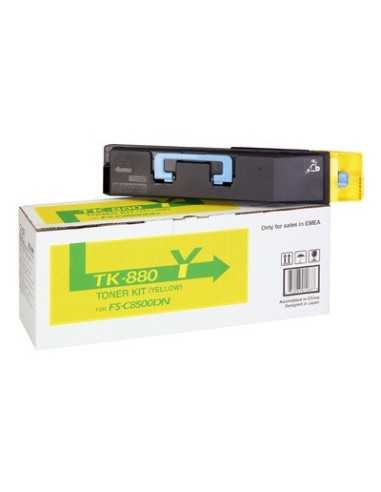 KYOCERA TK-880Y cartuccia toner 1 pz Originale Giallo
